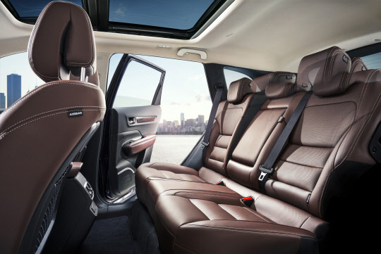 르노삼성자동차 QM6 내부. <르노삼성자동차 제공>